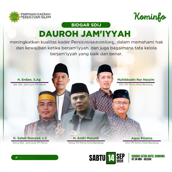 Dauroh Jamiyyah SDIJ PD PERSIS Kabupaten Indramayu